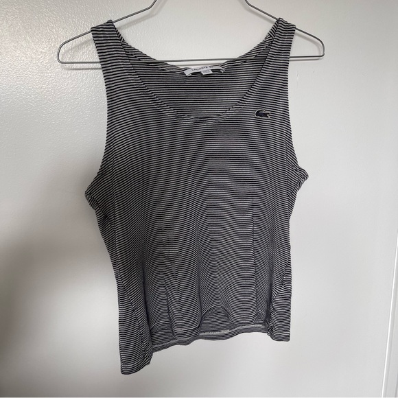 Lacoste Cropped Tank Top - Picture 1 of 3